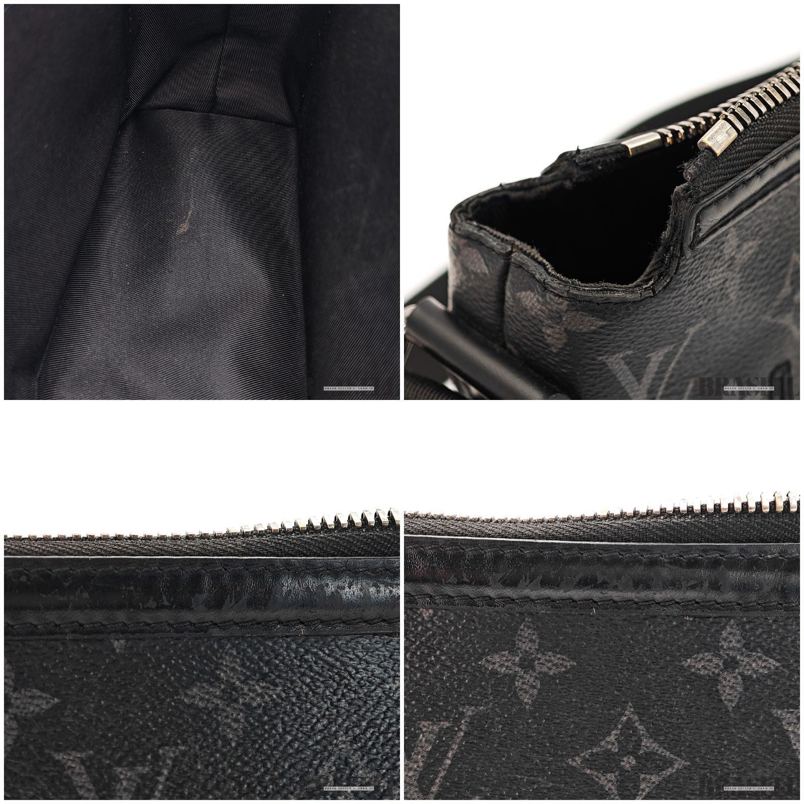 Louis Vuitton Odyssee Messenger PM M44223 Shoulder Bag Monogram Eclipse Black