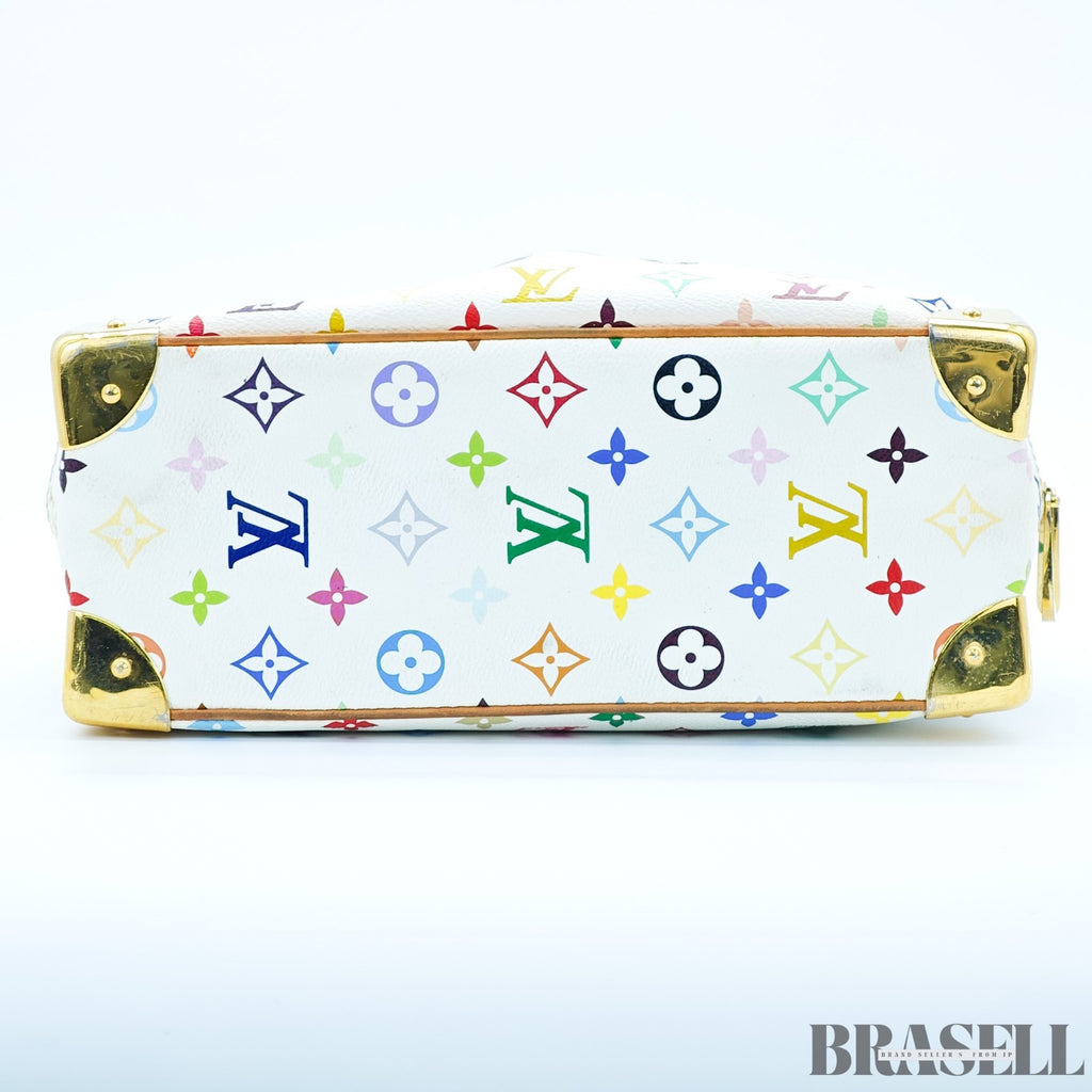 LOUIS VUITTON Trouville Bag M92663 Monogram Handbag Multicolore Blanc