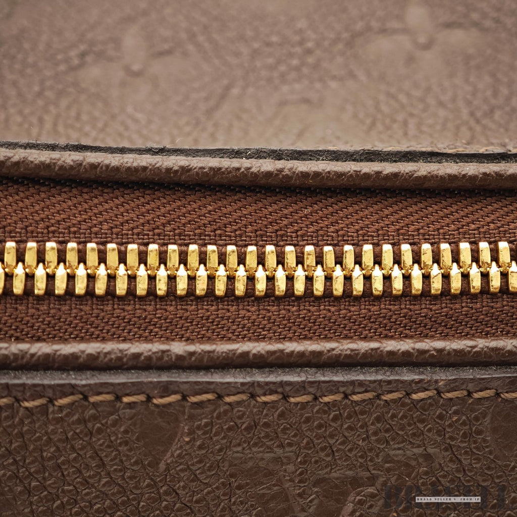 Louis Vuitton Monogram Empreinte Speedy Bandouliere 25 Terre Brown M40761