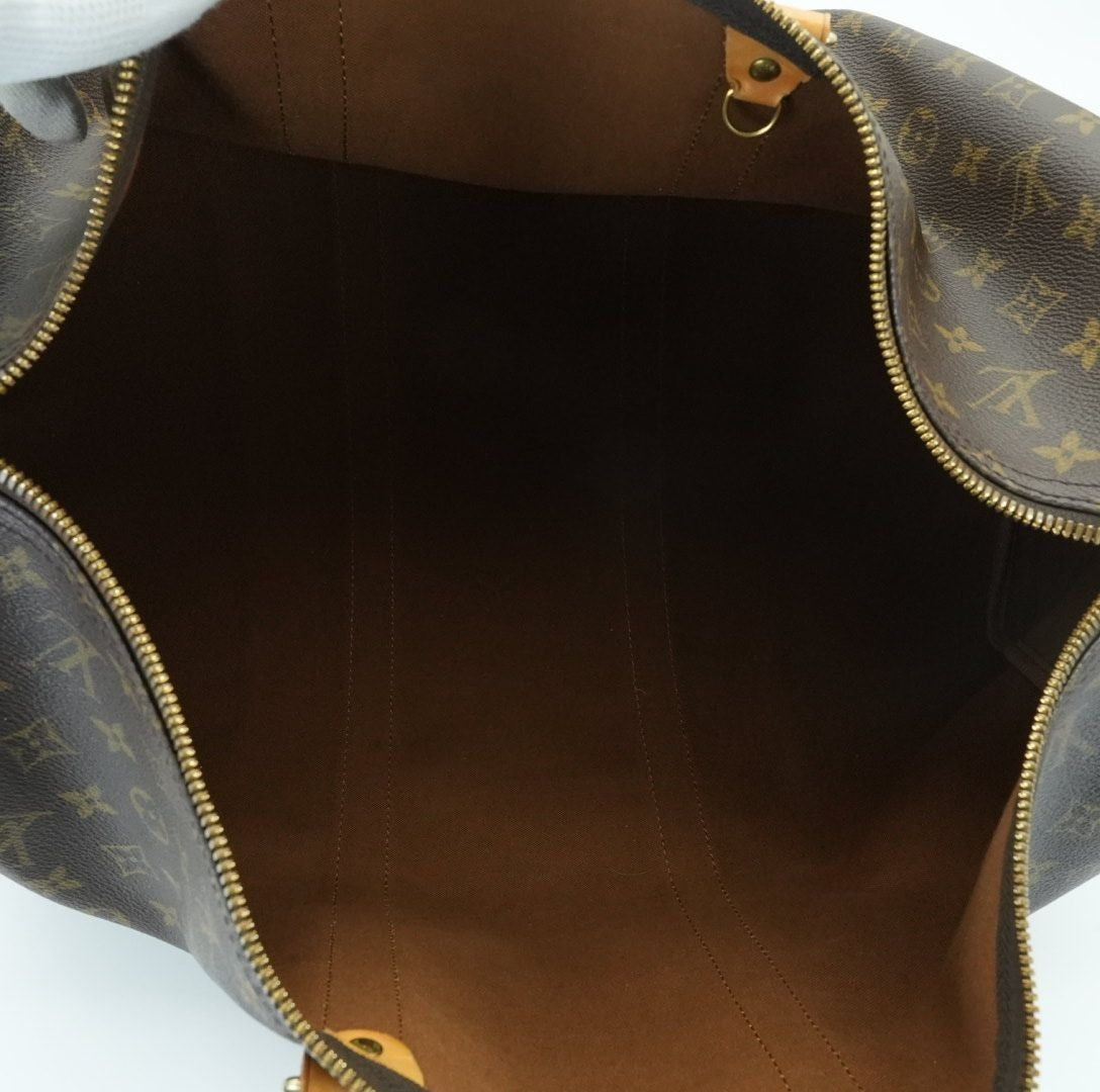 LOUIS VUITTON Keepall 50 M41426 Boston Bag Travel Bag Brown Large Capacity
