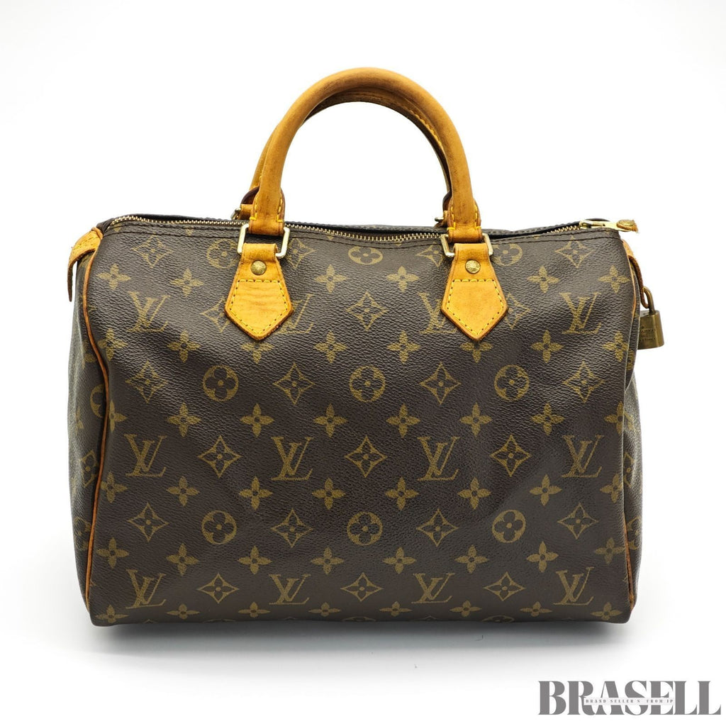 LOUIS VUITTON Speedy 30 M41526 Monogram Handbag Brown Women’s