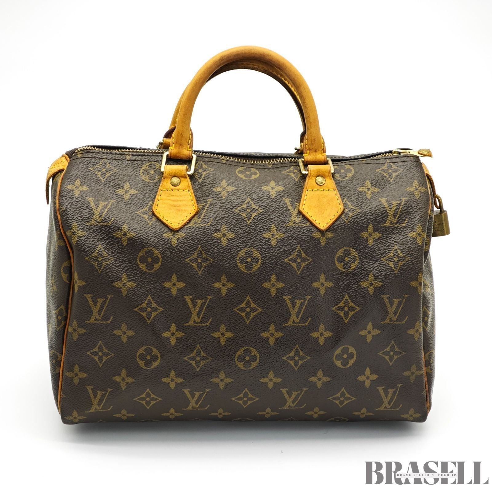 LOUIS VUITTON Speedy 30 M41526 Monogram Handbag Brown Women’s