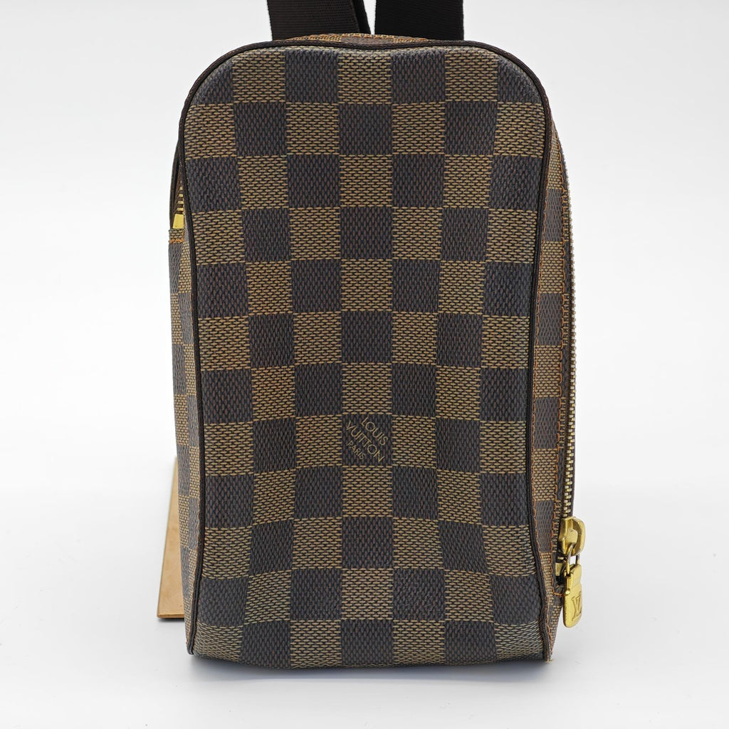 LOUIS VUITTON Damier Geronimos N51994 Shoulder/Body Bag Brown Men Women