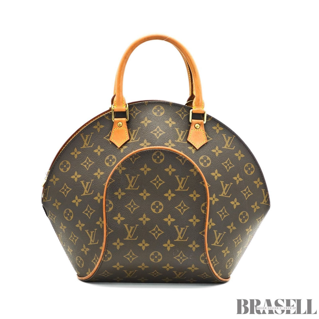 Louis Vuitton Ellipse PM M51127 Monogram Canvas Handbag Brown Woman