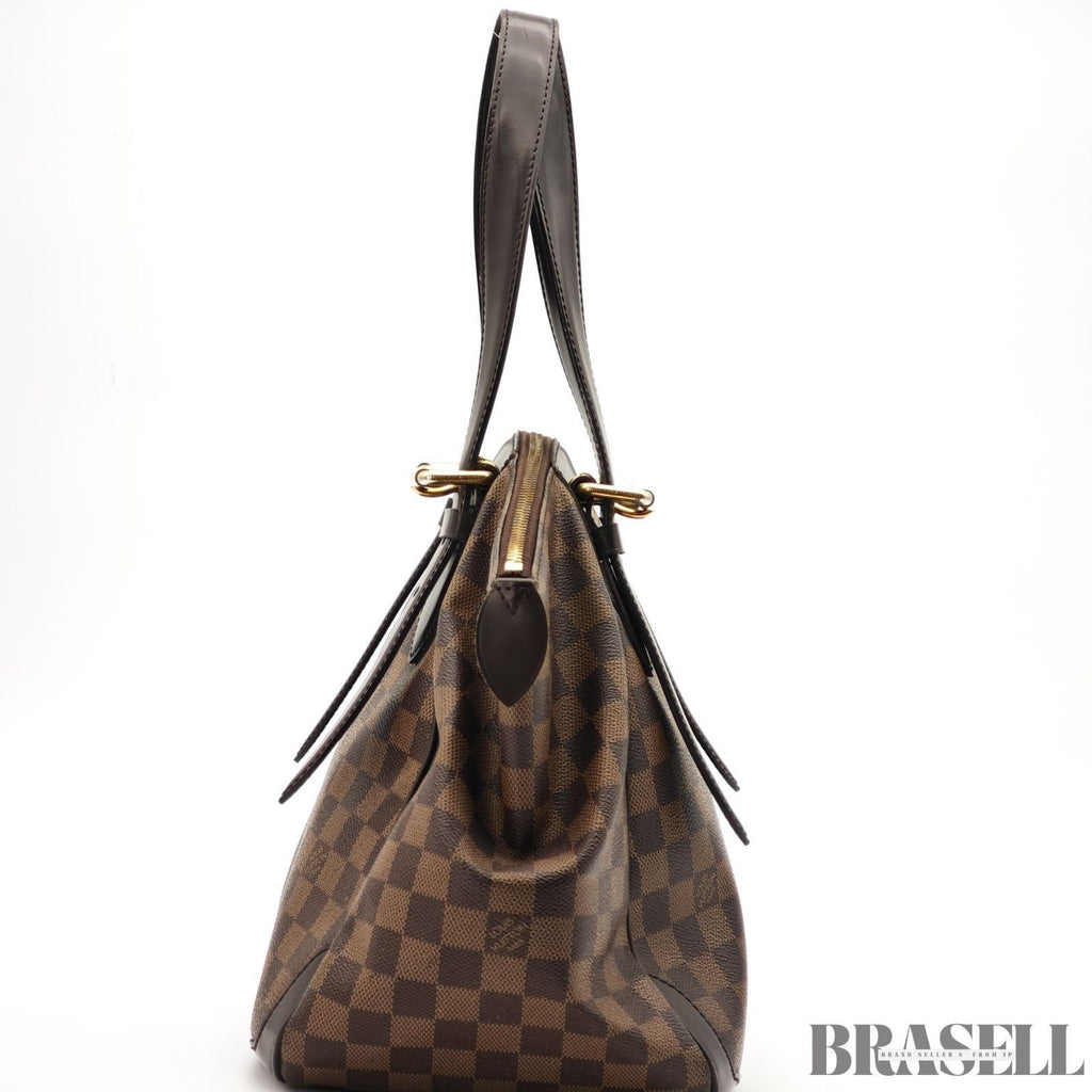 Louis Vuitton Damier Verona MM N41118 Bag Handbag Brown Women's With Key