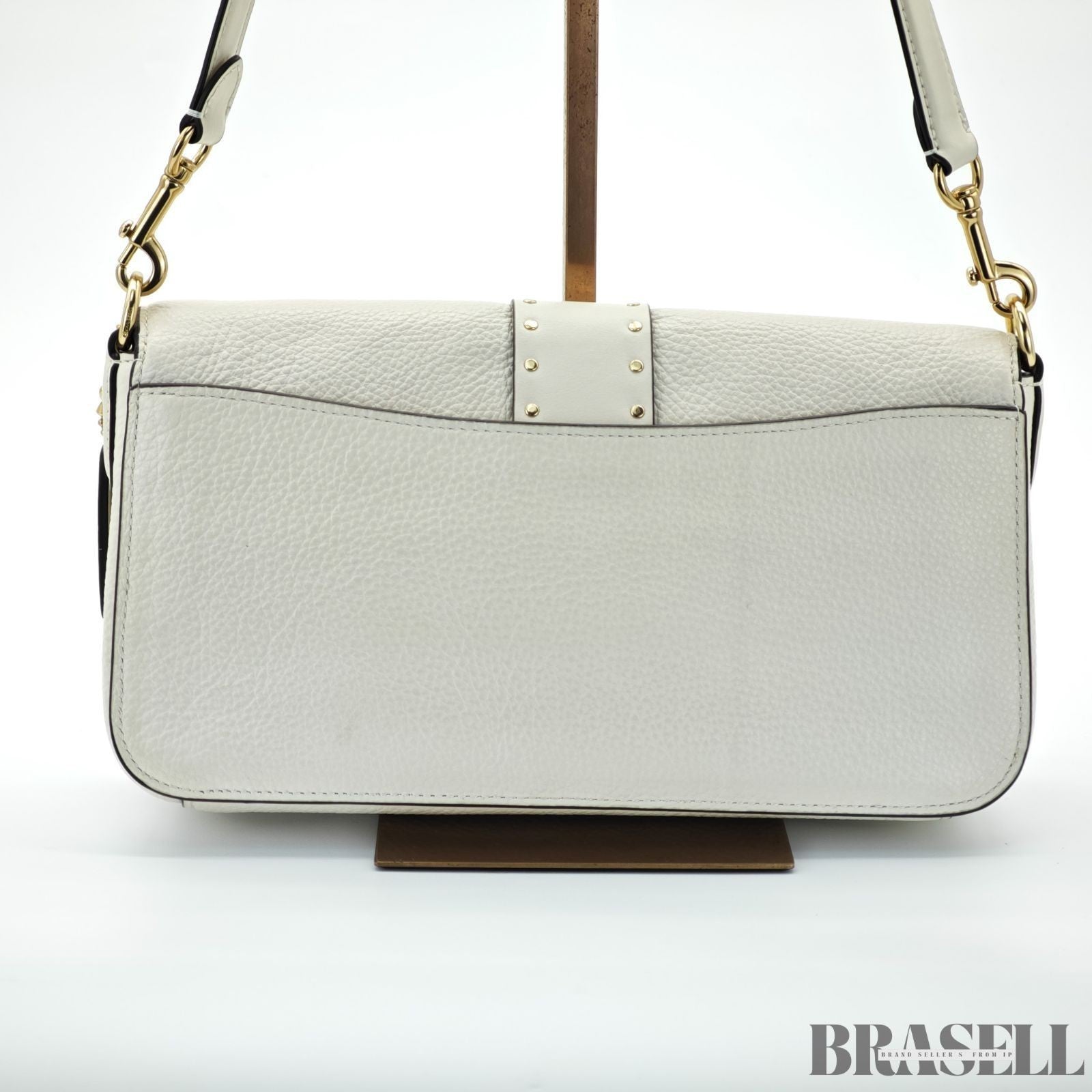 COACH Sulky F05497 Handbag Flap Compact Chalk Ivory Women’s