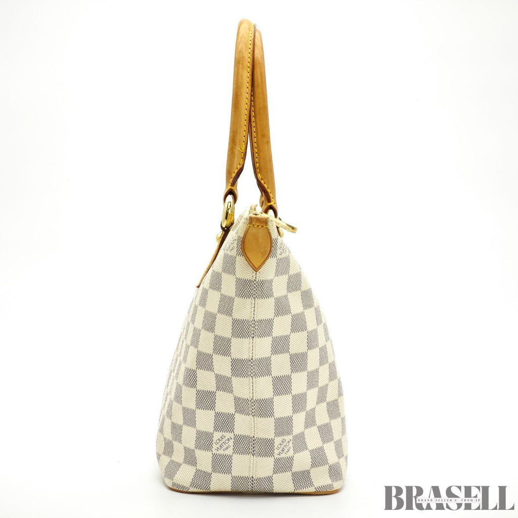 LOUIS VUITTON Saleya PM N51186 Damier Azur Tote Bag Ivory Women’s