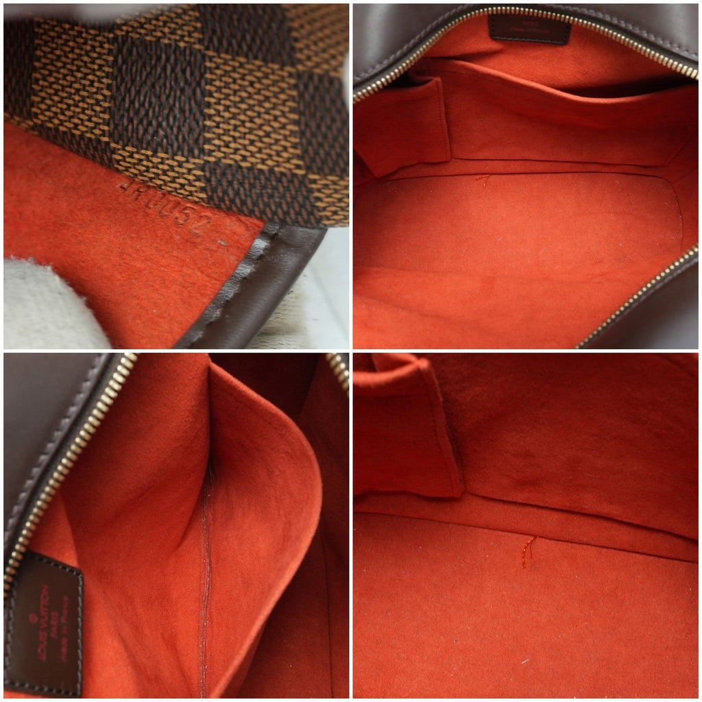 LOUIS VUITTON Damier Saria Horizontal N51282 Handbag Brown Shoulder Bag