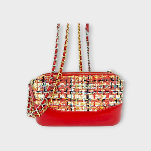 CHANEL Gabrielle de Chanel Hobo Tweed Chain Shoulder Wallet