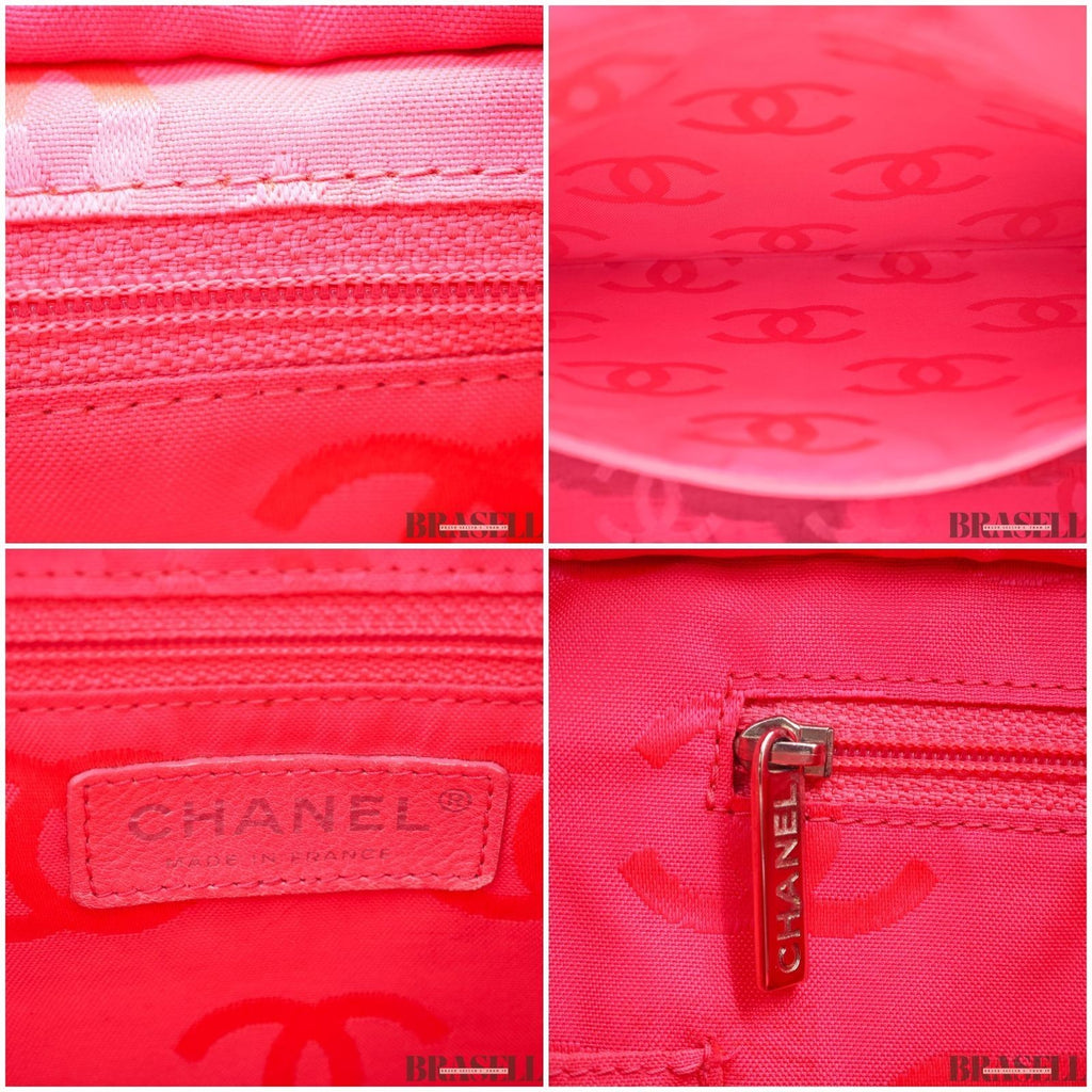 Chanel Cambon Line Tweed Multicolor Silver Tote Bag No 9 A25170 Woman