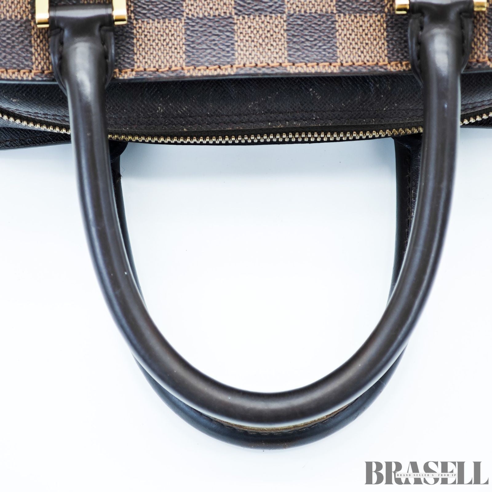 LOUIS VUITTON Triana N51155 Damier Ebene Handbag Brown Women’s