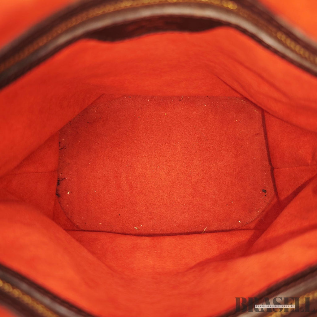 Louis Vuitton Mare N42240 Tote Bag With Pouch Bucket Bag Brown Gold Hardware