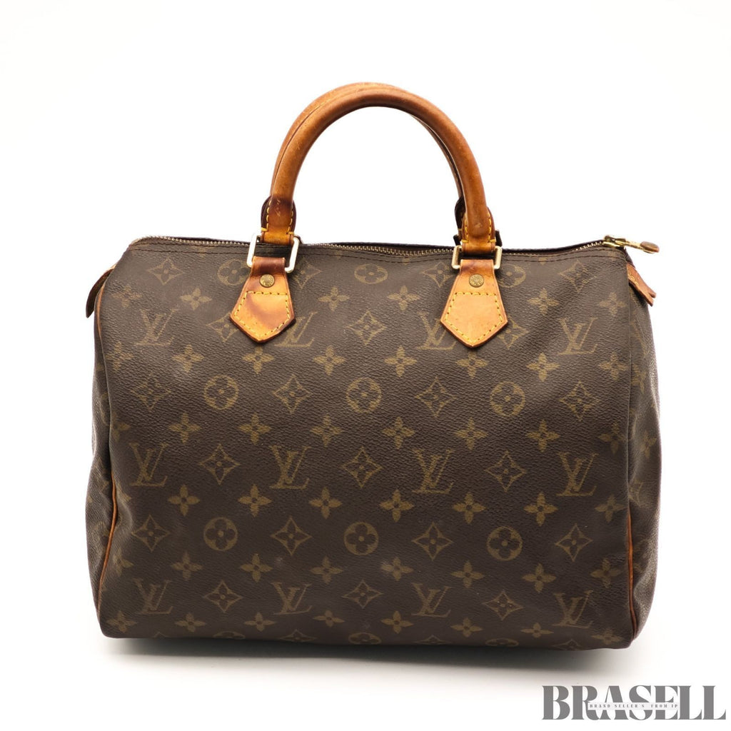 Louis Vuitton Monogram Speedy 30 M41108 Handbag Mini Boston Bag Canvas Brown