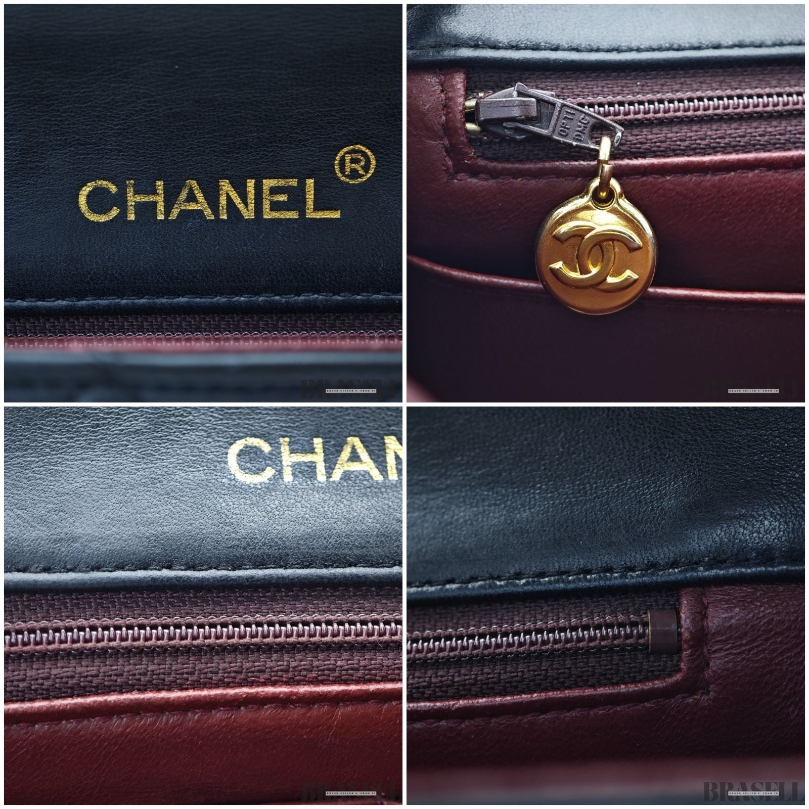 Chanel Matelassé 23 Lambskin Black 1192228 Shoulder Bag Flap Compact Black