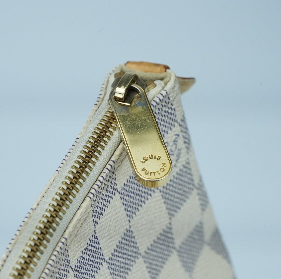 LOUIS VUITTON Damier Azur Saleya PM N51186