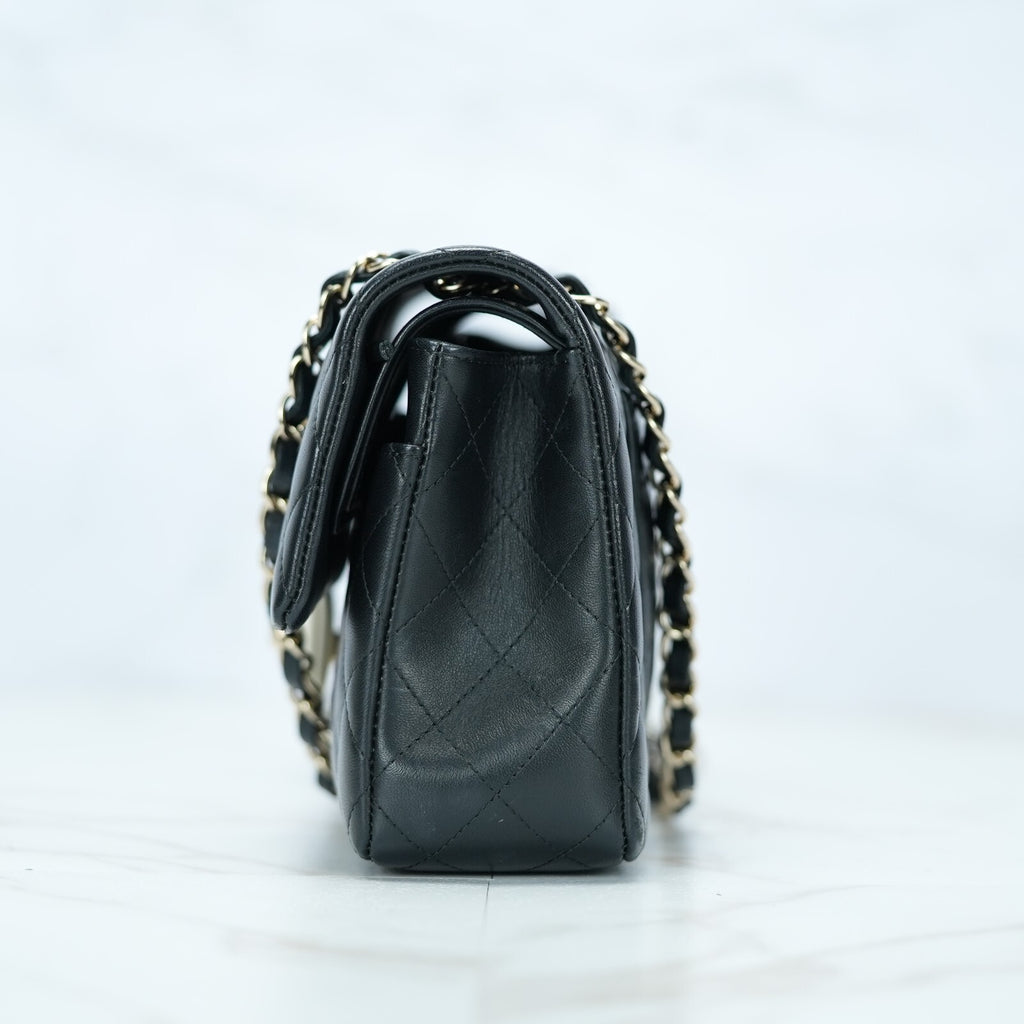CHANEL matelasse W Flap Classic Chain Shoulder Bag A01112 Lambskin by Color【S】
