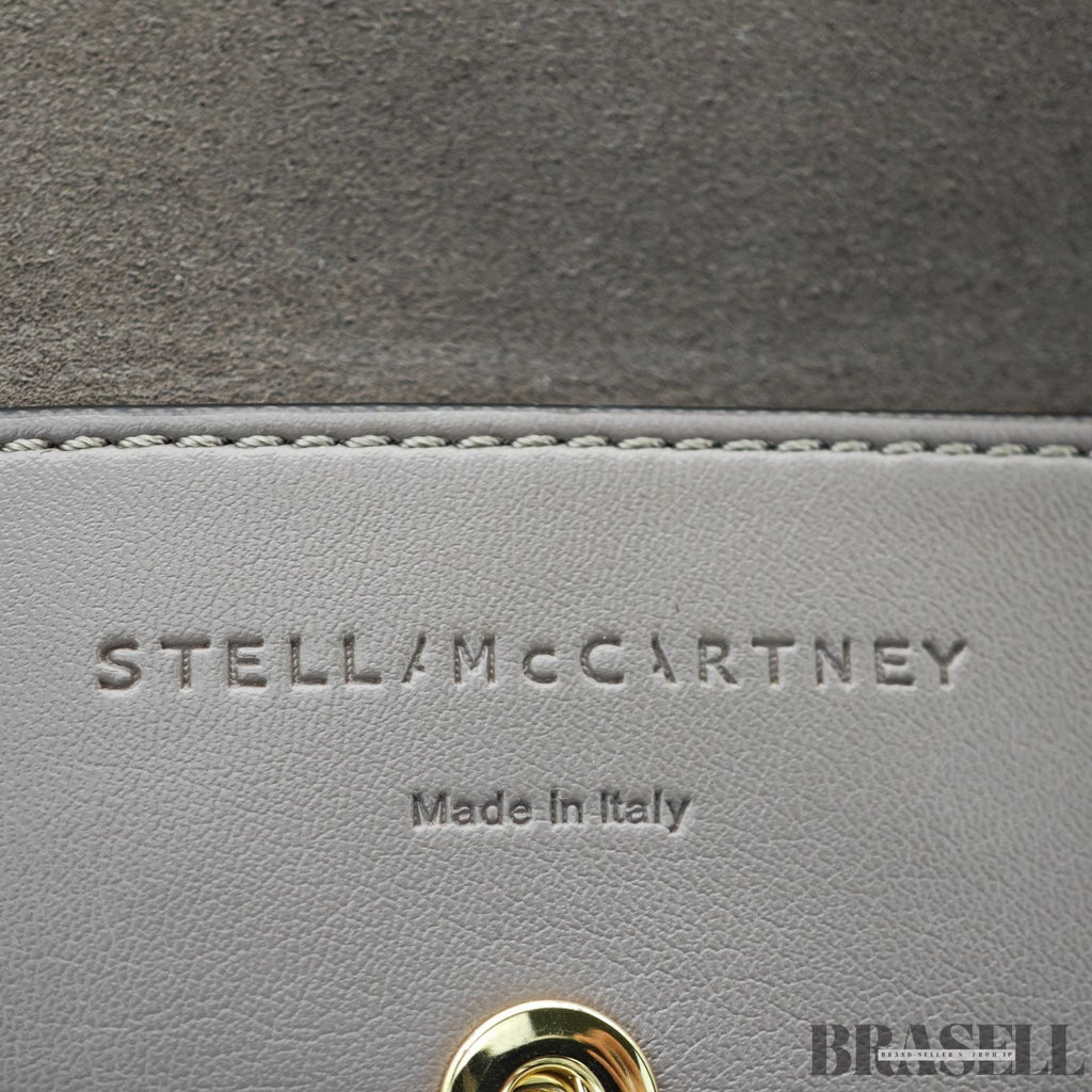 Stella McCartney 2-Way Tote Bag 513860 Greige with Case Large Capacity