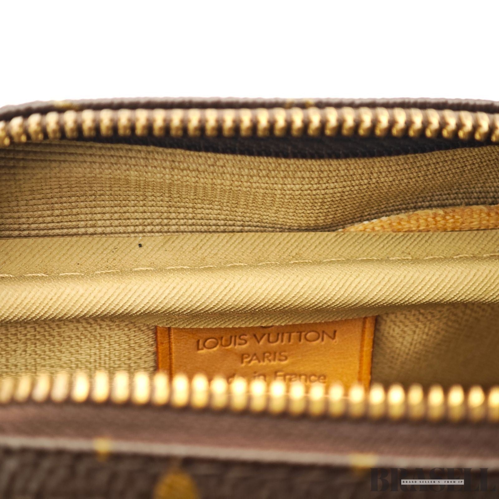 Louis Vuitton M47270 Monogram Deauville Handbag M47270 PVC Coated Canvas Brown