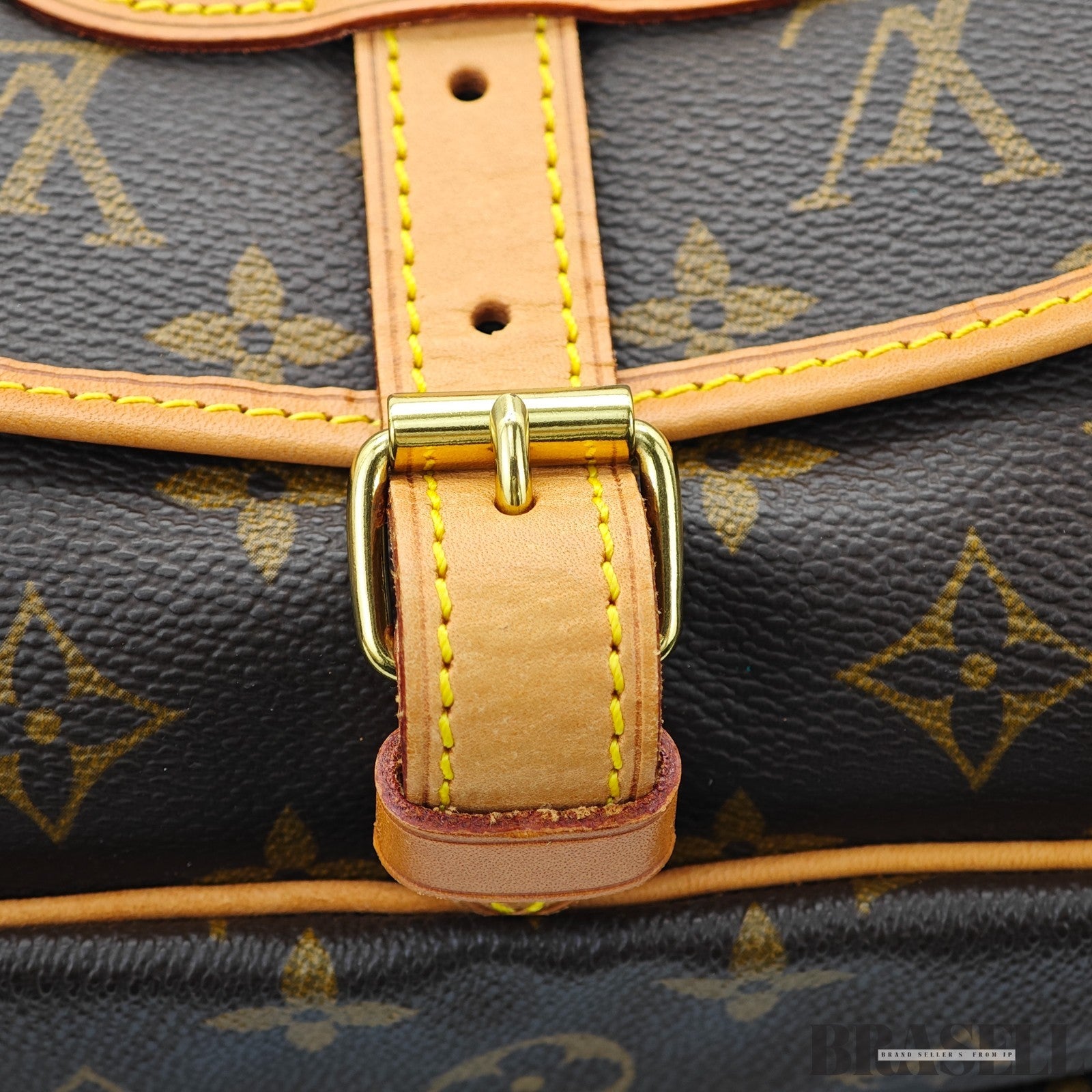 LOUIS VUITTON Saumur 30 Shoulder Bag M42256 Monogram Canvas Brown