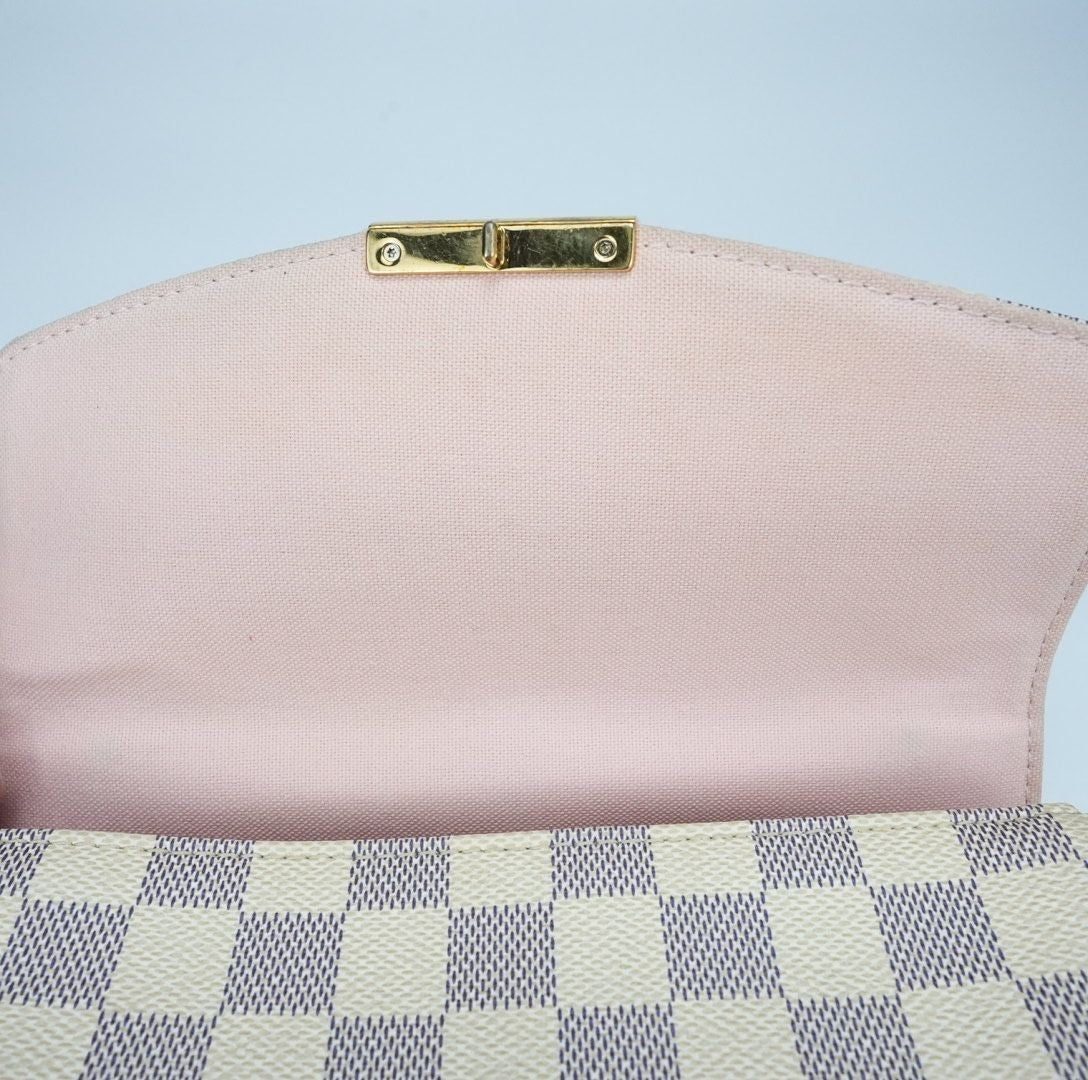 LOUIS VUITTON Damier Azur Croisette Handbag Shoulder Bag N41581