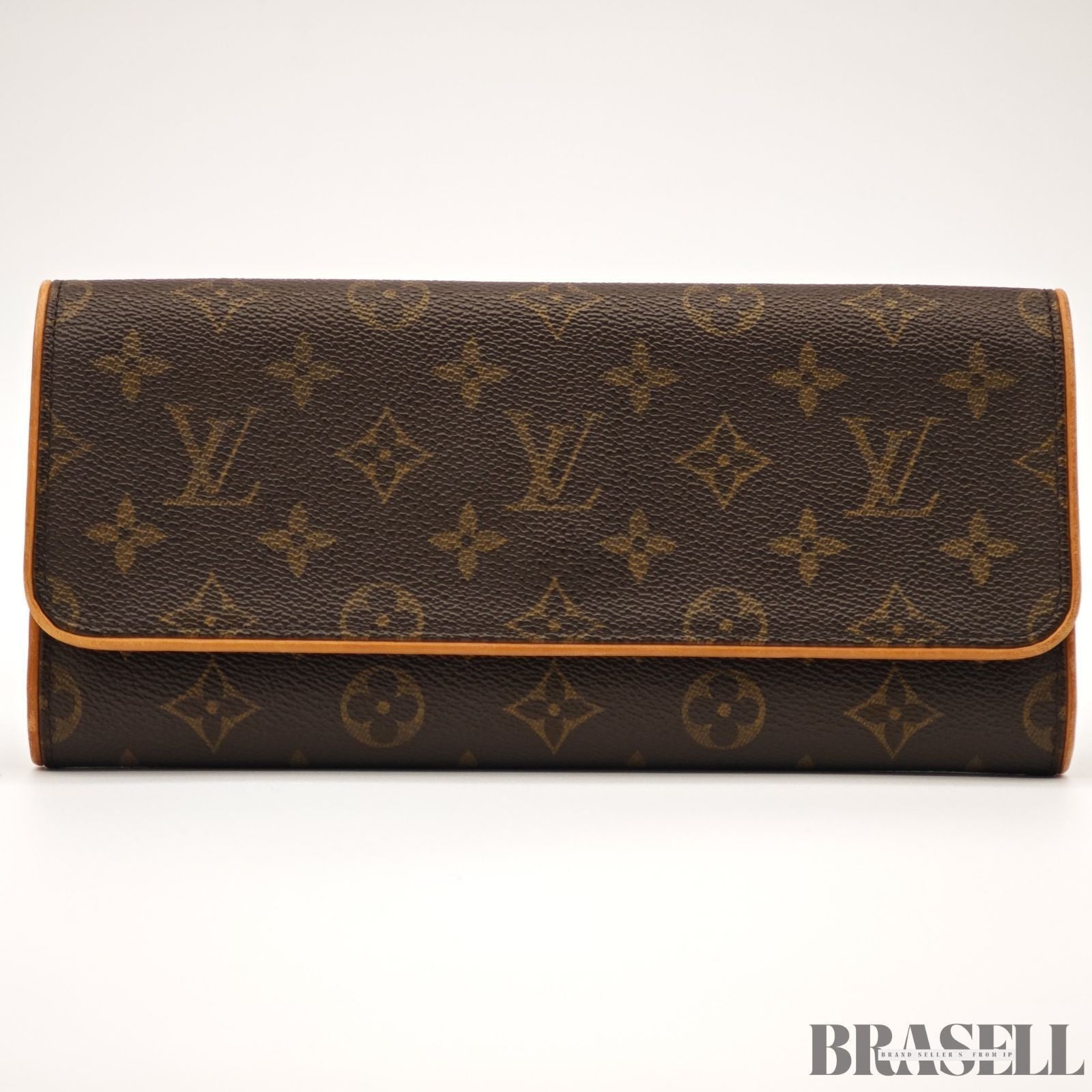 Louis Vuitton Pochette Twin GM M51852 Monogram Canvas Brown Shoulder Bag