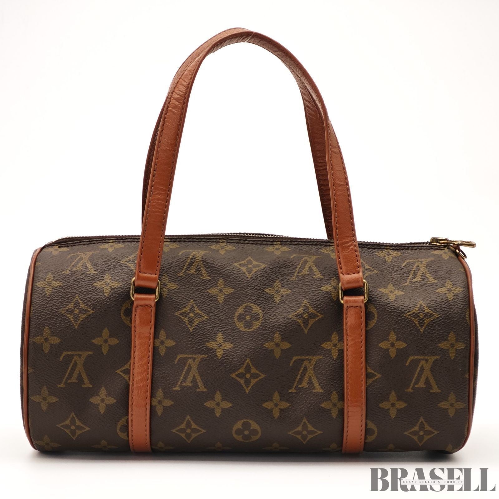 LOUIS VUITTON Monogram Papillon 30 M51385 HandBag Mini Boston Bag Brown France