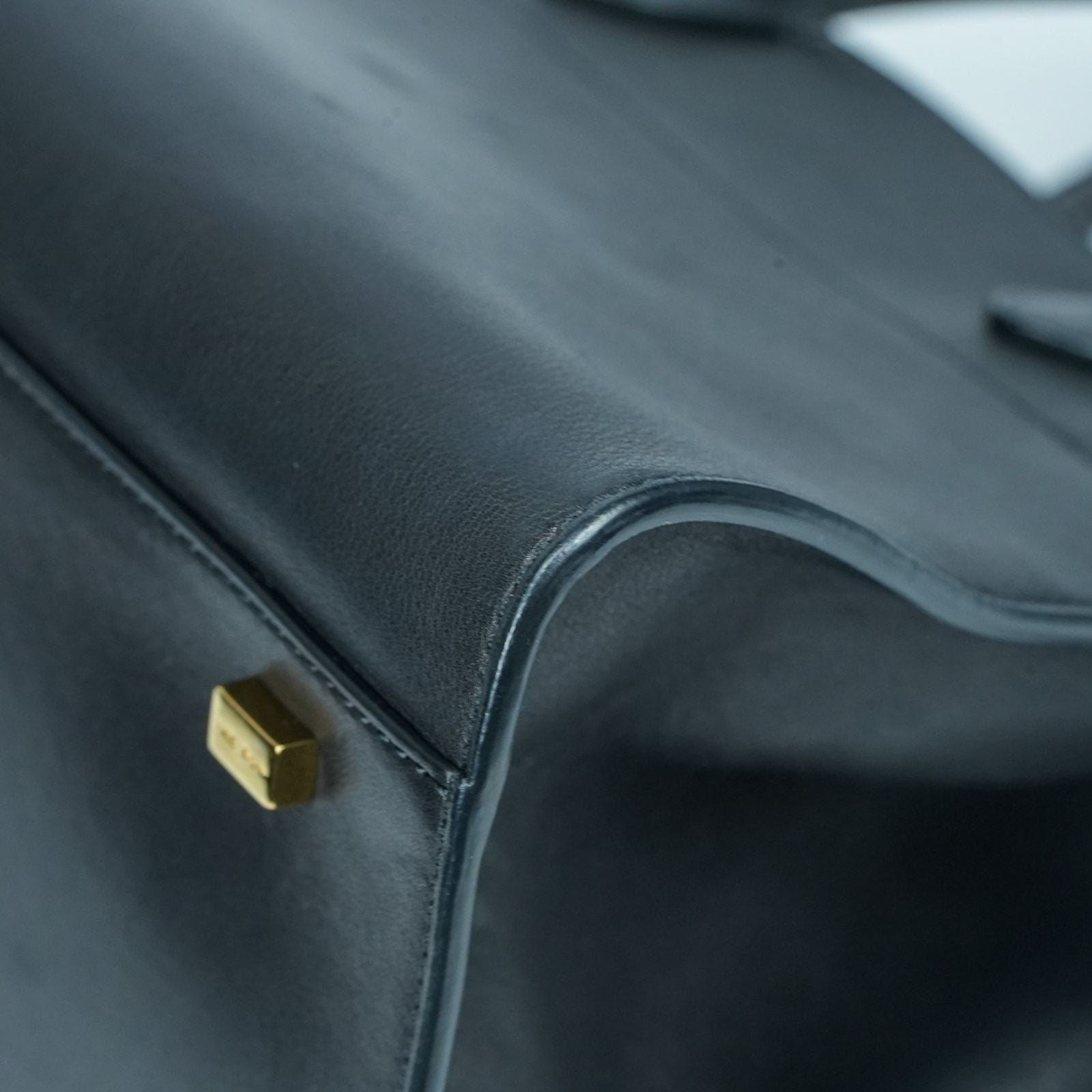THE ROW Margaux 10 Saddle Leather 2-Way Handbag Shoulder Bag