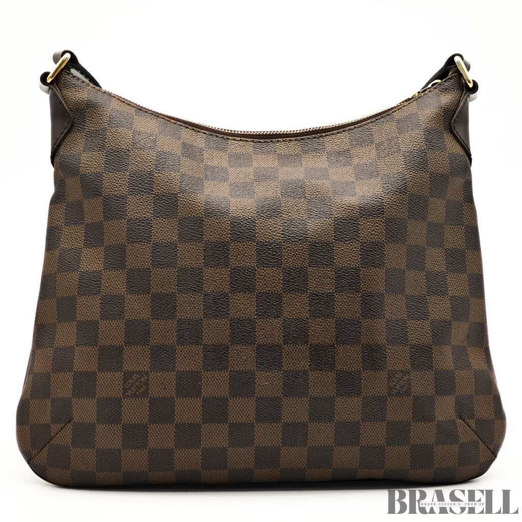 Borsa a tracolla Louis Vuitton Bloomsbury PM N42251 Damier Ebene in tela marrone