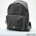 COACH Charlie Signature Backpack Brown color for Men and Women