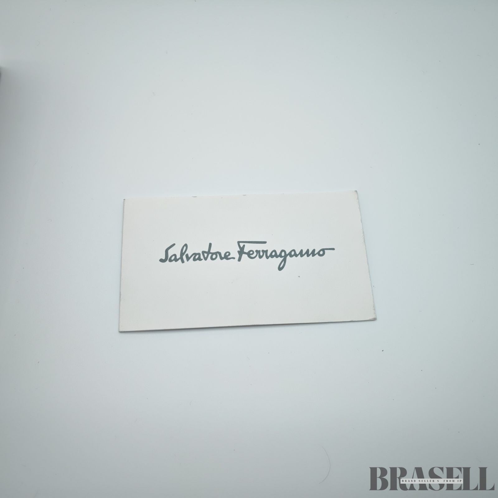 Salvatore Ferragamo Vara Ribbon 22-3054 Embossed Compact Shoulder Bag Black