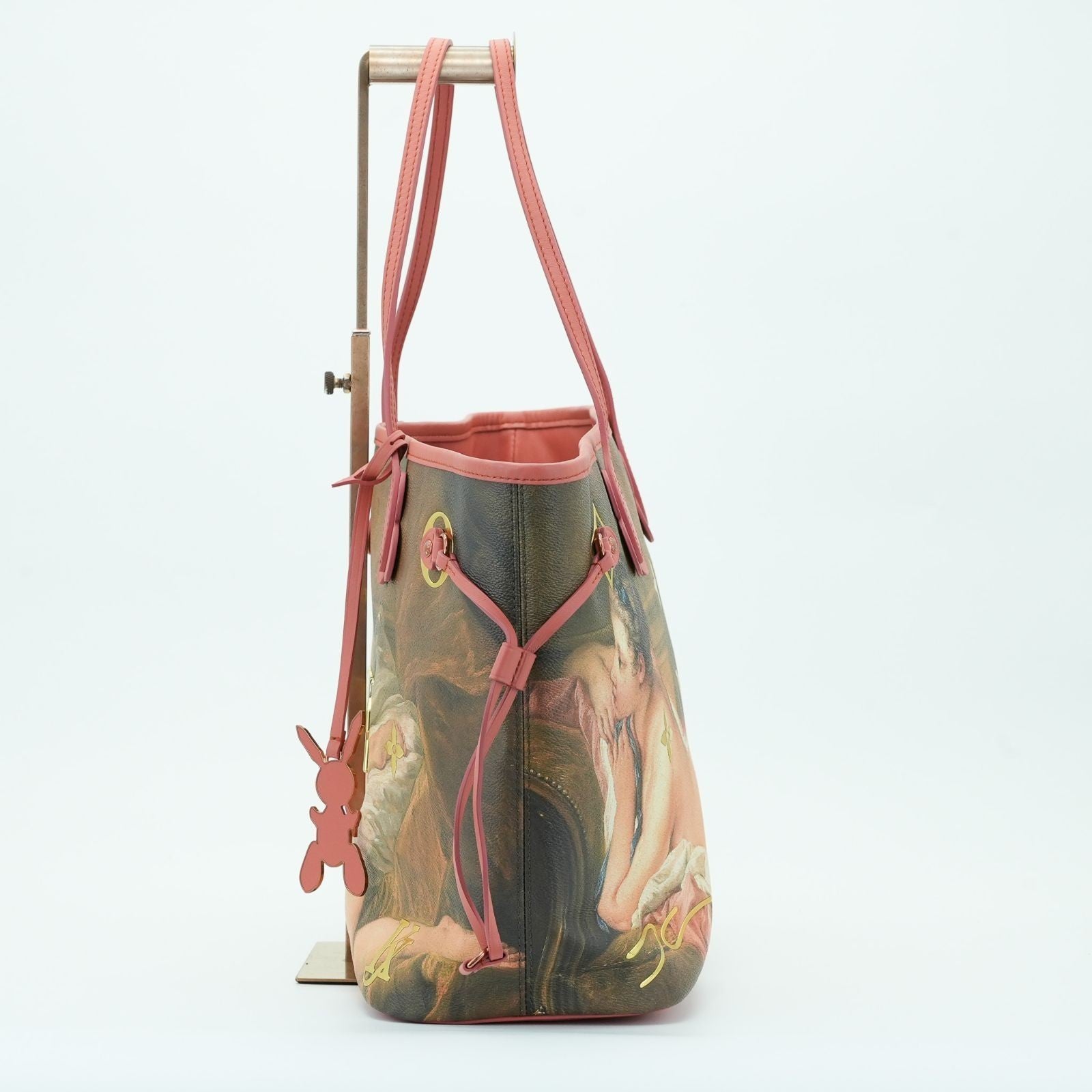 LOUIS VUITTON Neverfull MM Masters Collection M43357 Tote Bag with Pouch