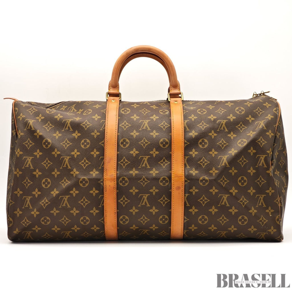 Louis Vuitton Keepall 55 M41424 Bag Boston Bag Large Travel Brown Unisex