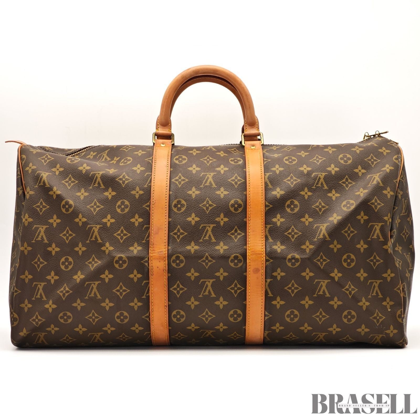 Louis Vuitton Keepall 55 M41424 Bag Boston Bag Large Travel Brown Unisex