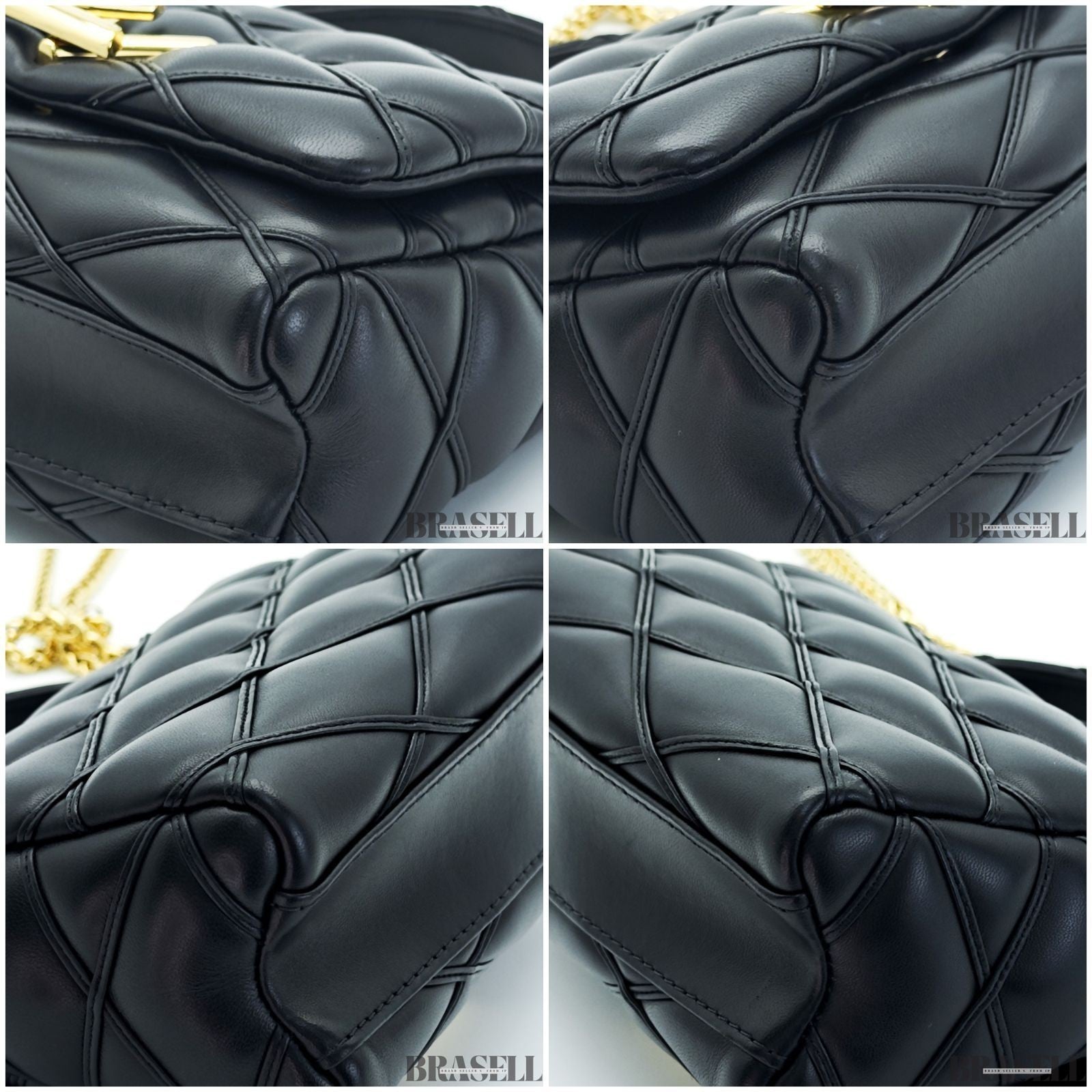 Louis Vuitton Maltage Pattern GO-14 PM M12004 2Way Handbag Chain Black