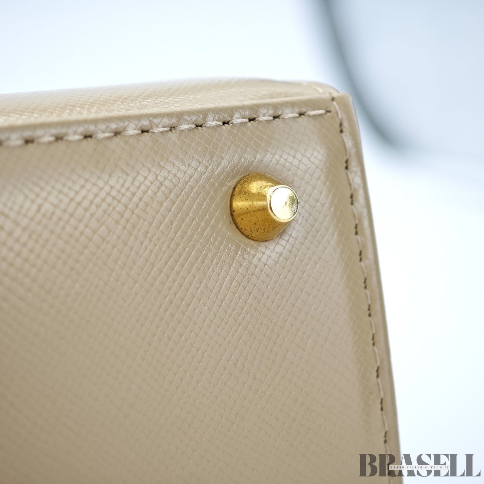 Yves Saint Laurent Vintage Style Top Handle Bag with Logo Hardware