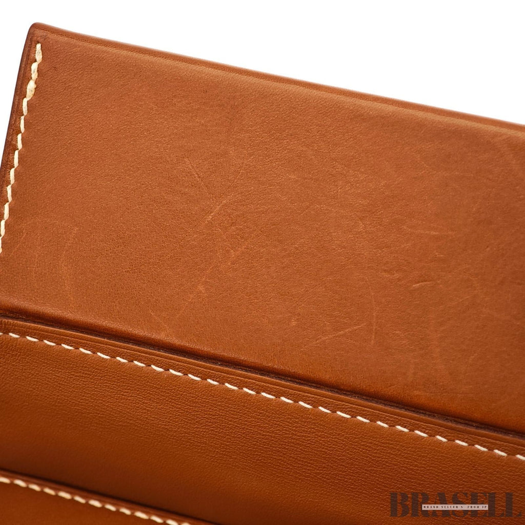 Hermes Sac 24/35 Handbag Top Handle Bag Brown Taurillon Maurice Swift Leather