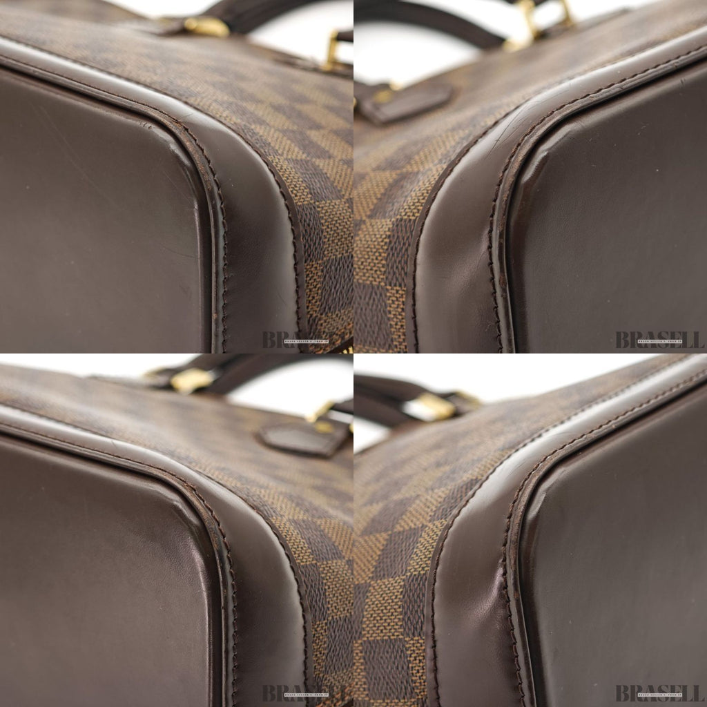 LOUIS VUITTON Alma Handbag Tote Bag Damier Ebene Canvas Brown N53151