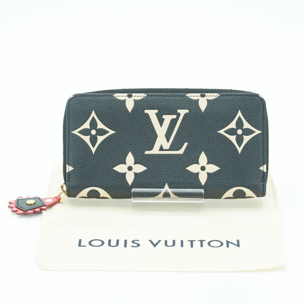 LOUIS VUITTON Empreinte Giant M69698 Long Wallet Zippy Wallet Black