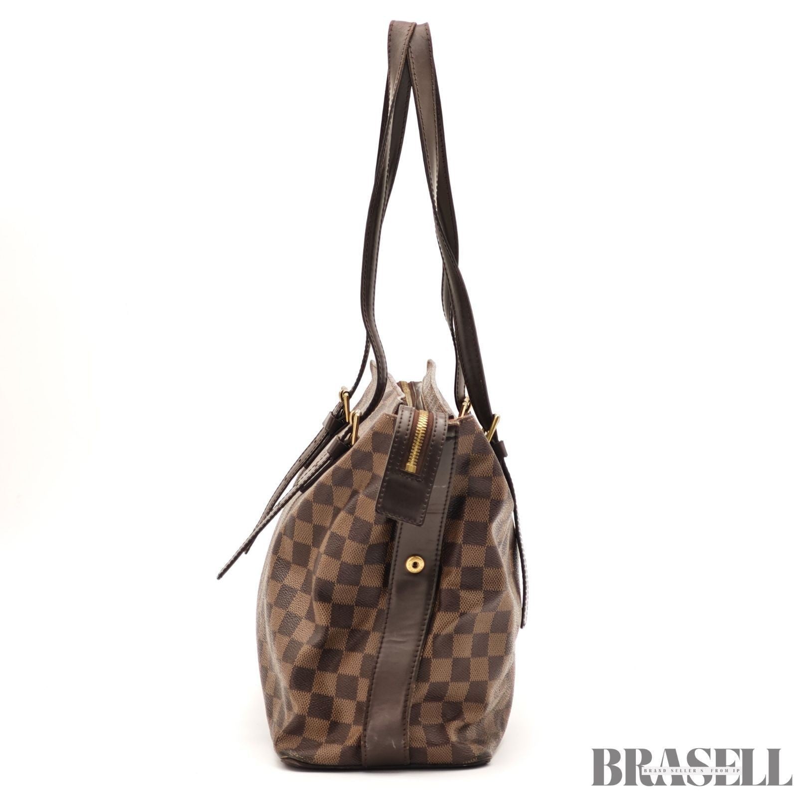 LOUIS VUITTON Chelsea Shoulder Tote Bag Damier Leather Brown N51119 TH0065