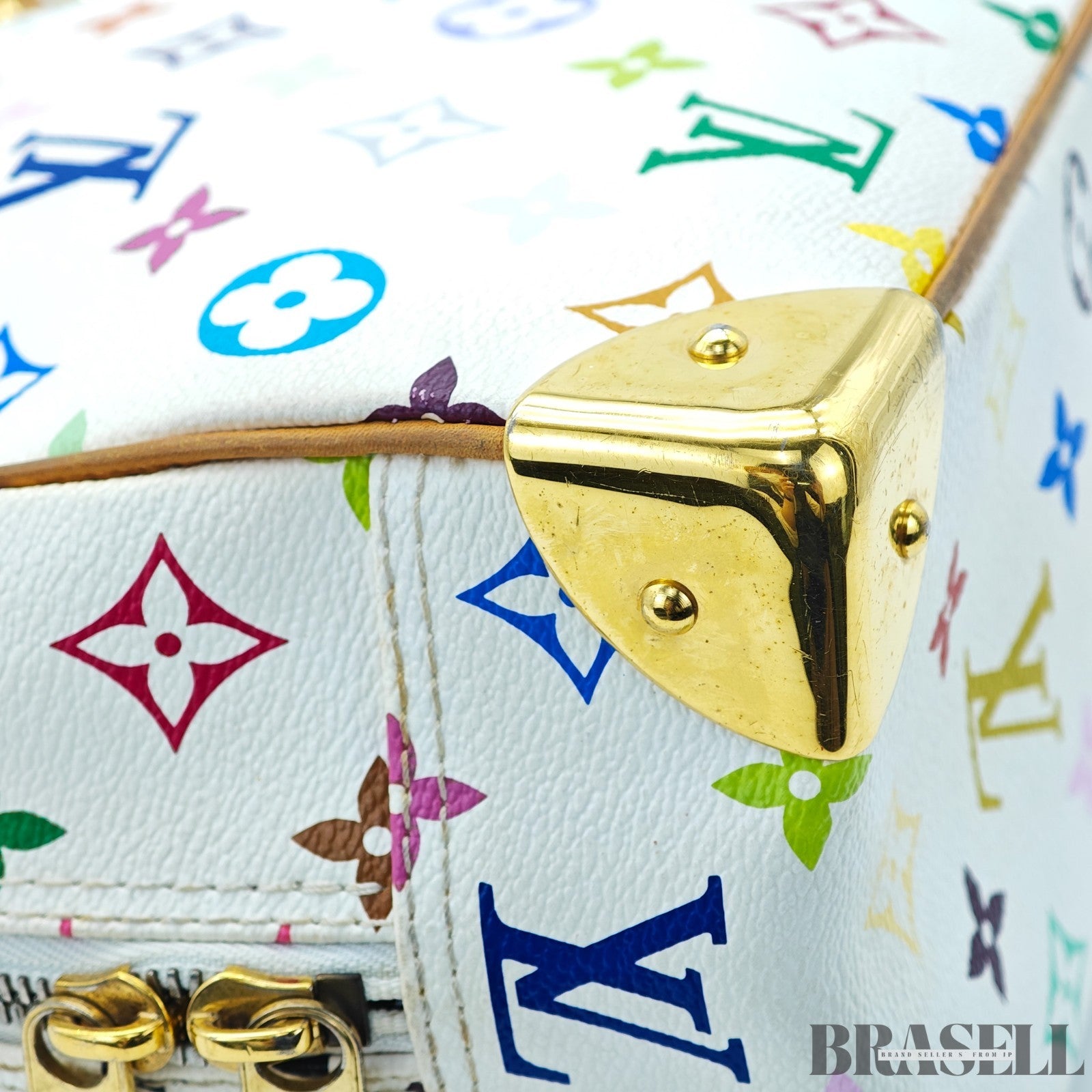 LOUIS VUITTON Trouville Bag M92663 Monogram Handbag Multicolore Blanc