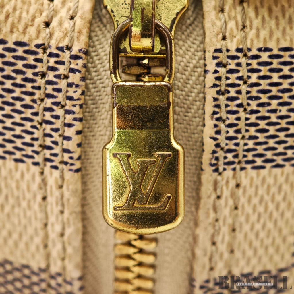 Louis Vuitton Damier Azur Naviglio N51189 Messenger Bag Shoulder Bag Off White