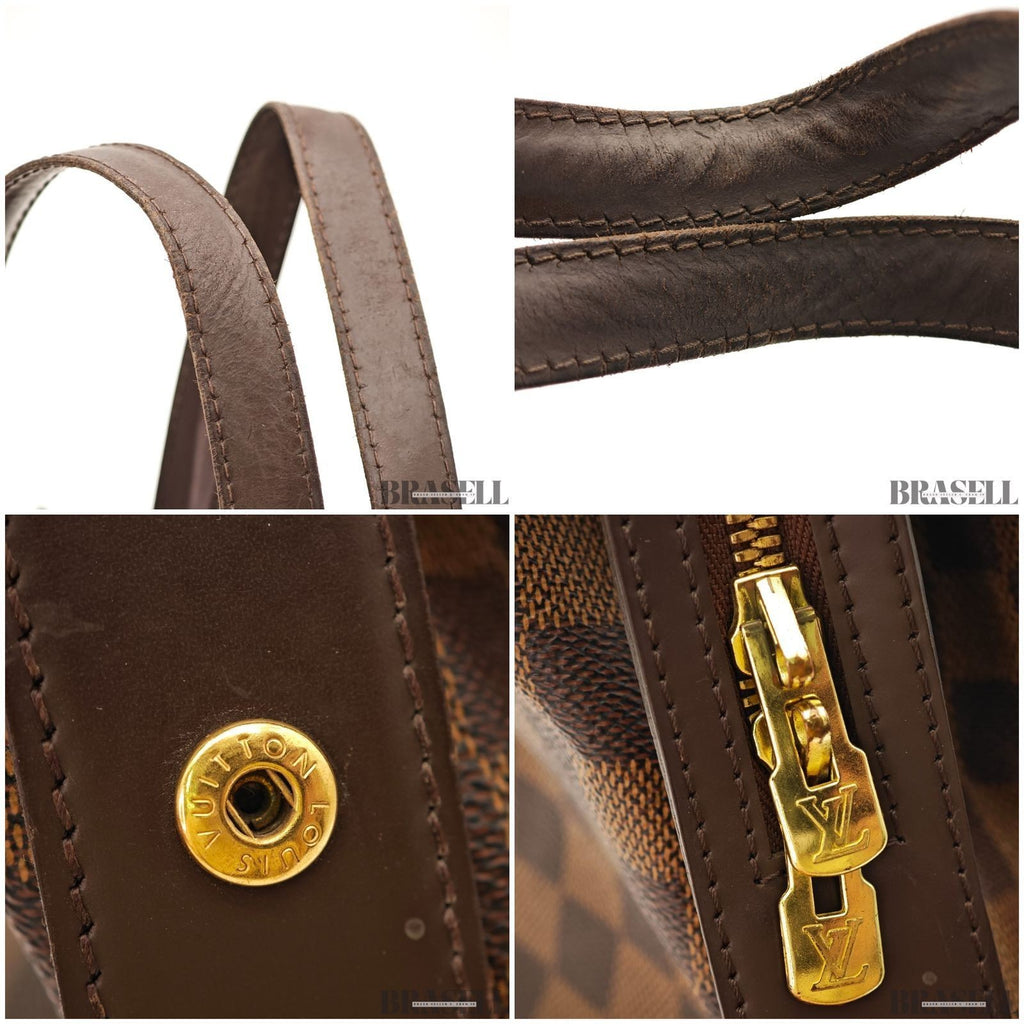 LOUIS VUITTON Chelsea Shoulder Tote Bag Damier Leather Brown N51119 TH0065