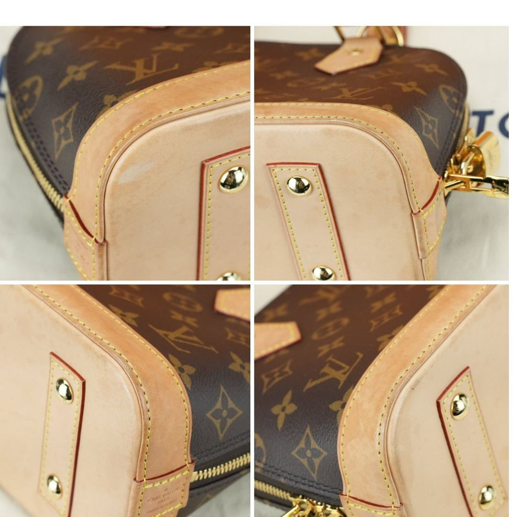 LOUIS VUITTON Monogram Alma BB Handbag M53152 Padlock Key
