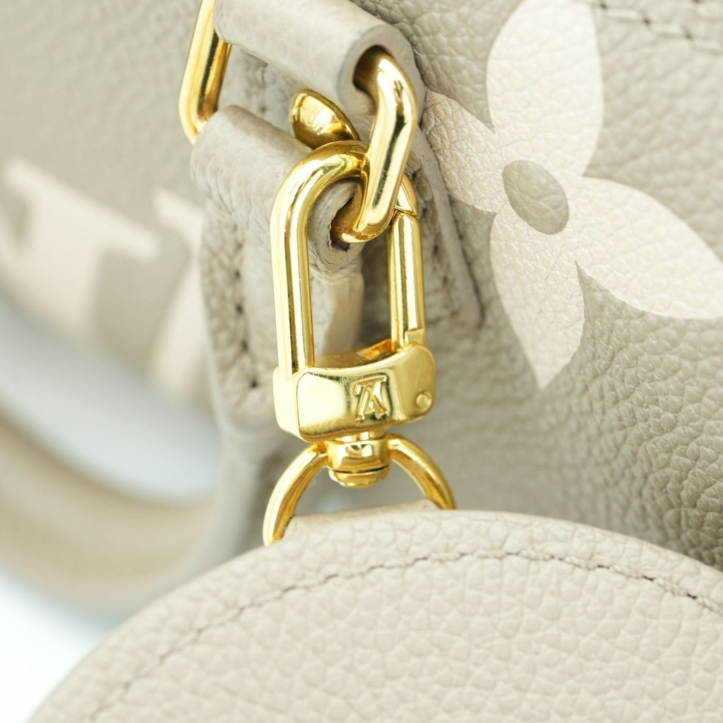 LOUIS VUITTON Empreinte Giant Papillon BB M46031 Handbag Beige Tourtière Cream