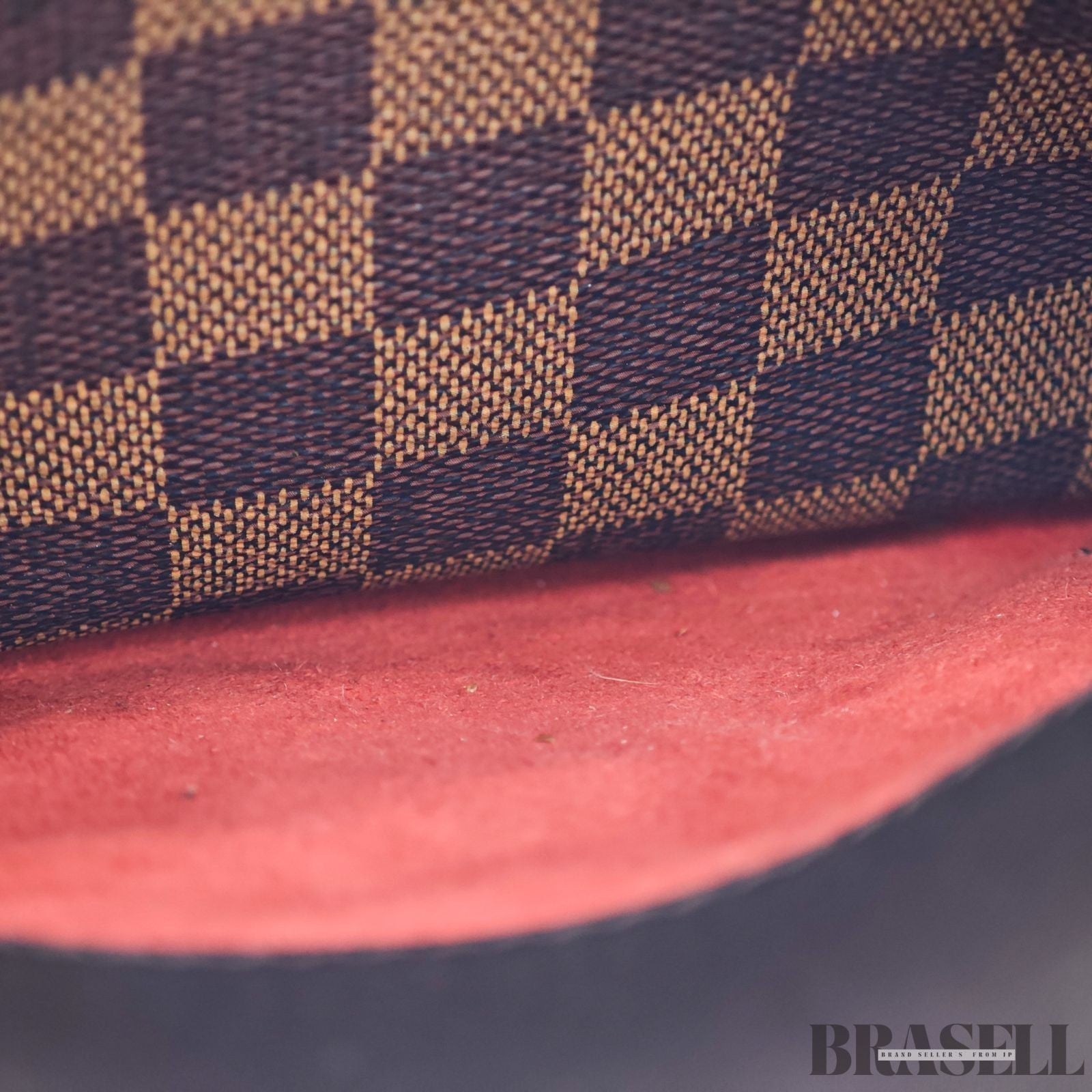 LOUIS VUITTON Triana N51155 Damier Ebene Handbag Brown Women’s