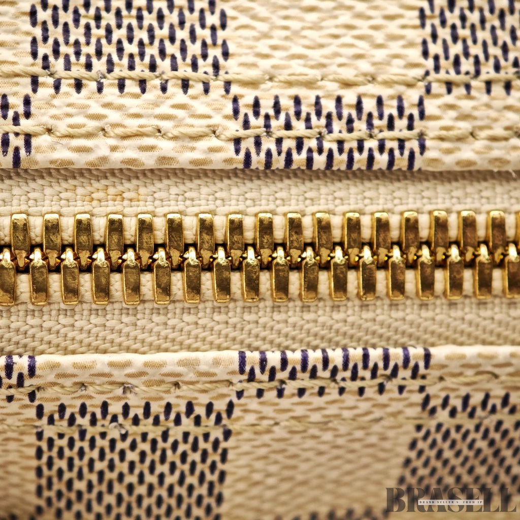 LOUIS VUITTON Keepall Bandouliere 55  Damier Azur N41429 Boston Bag