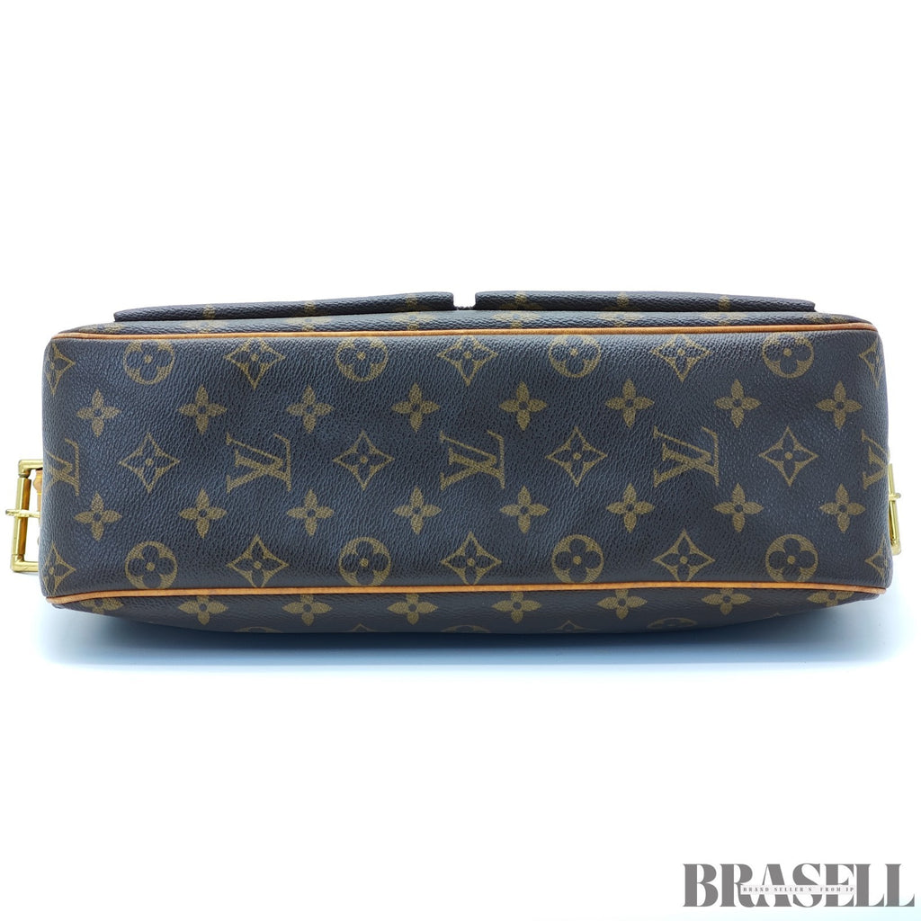 LOUIS VUITTON Viva Cite GM M51163 Shoulder Bag Monogram Canvas Maroon Brown