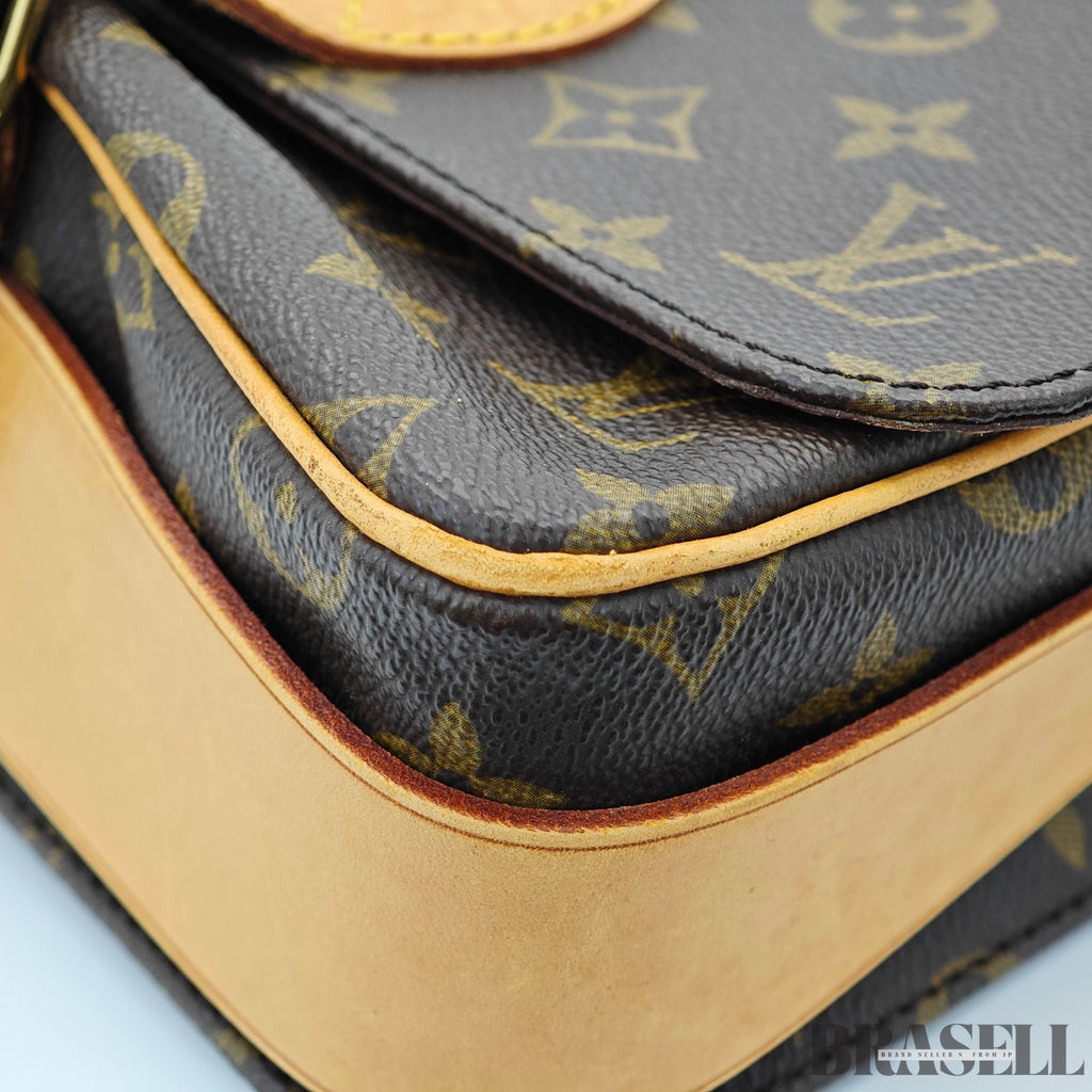 LOUIS VUITTON Cult Ciel MM M51253 Monogram Canvas Maroon Brown
