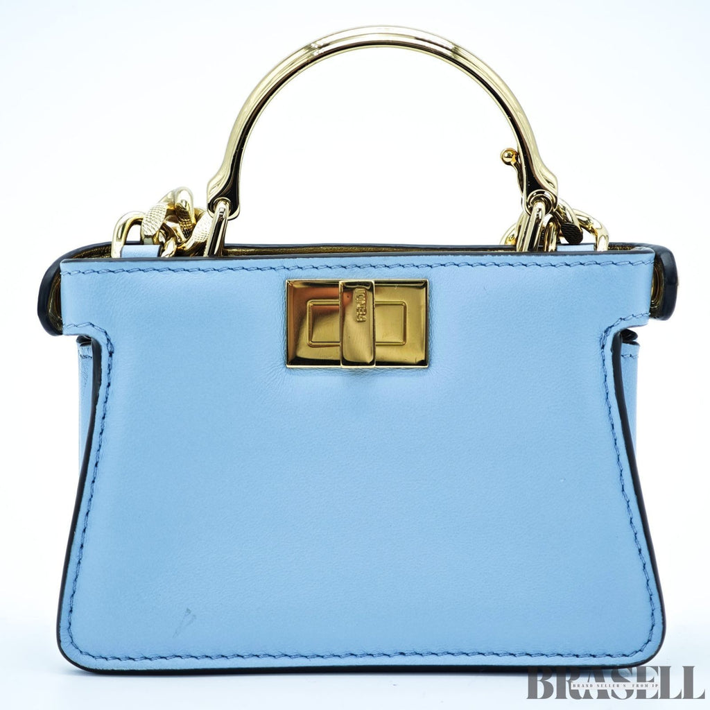 FENDI Peekaboo Nano Handbag Multicolor Bold and Stylish Women's