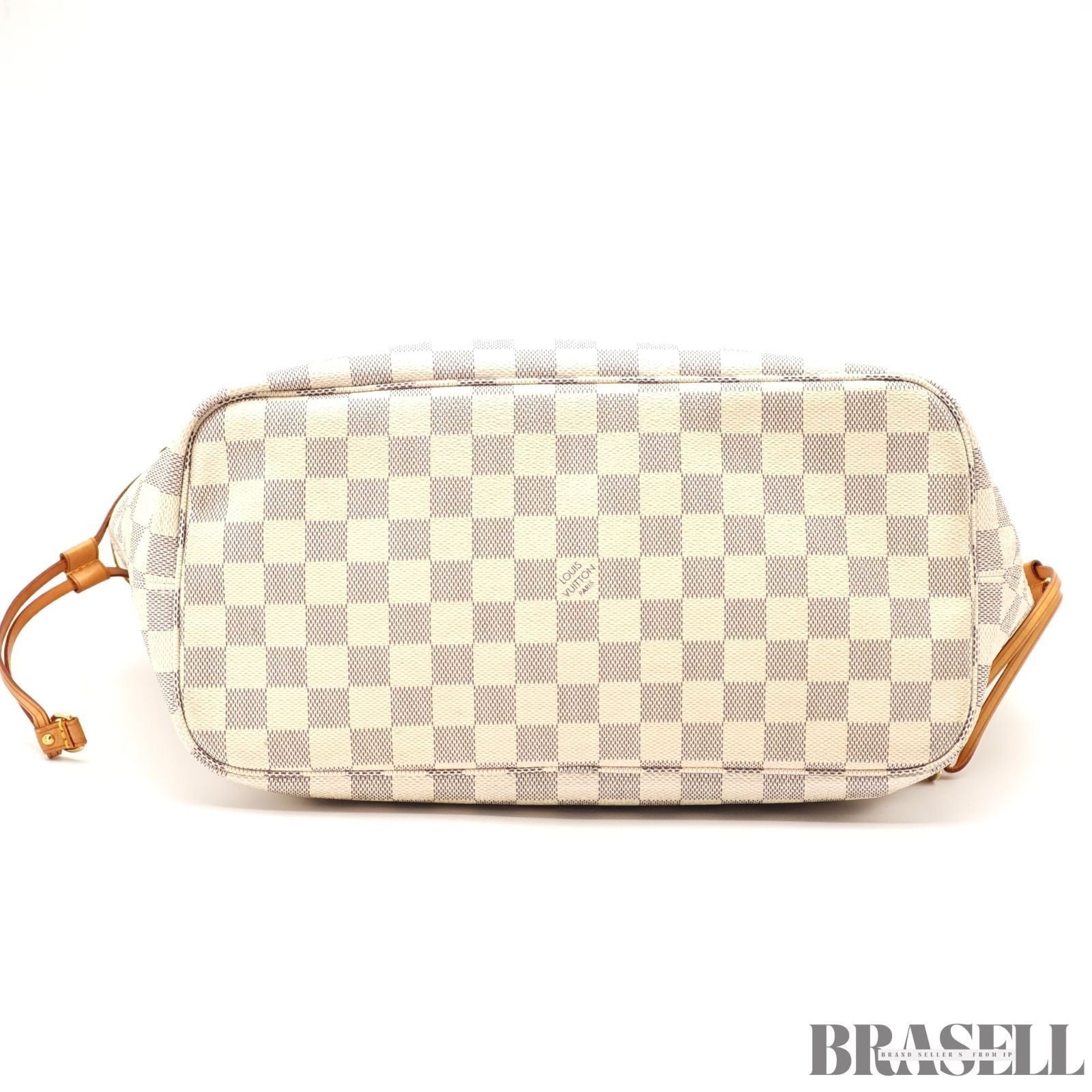 LOUIS VUITTON Neverfull MM N51107 Damier Azur Tote Bag Large Canvas Unisex